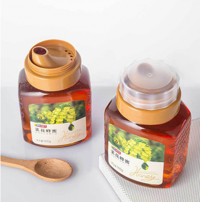 tarros plásticos de 500g 700g Honey Plastic Beverage Bottles Reusable comprensibles 0