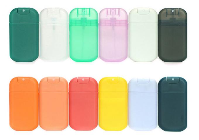 Recargable reciclable cuadrado de la botella 0.7oz 1oz 20ml 30ml del espray de la tarjeta de crédito 1