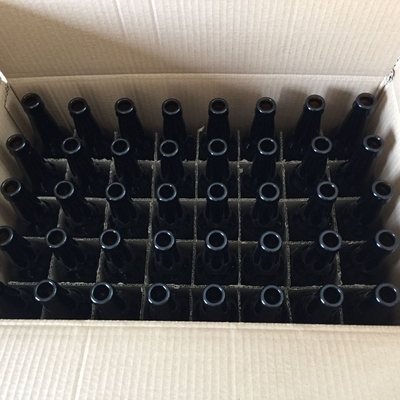 Luxury Empty Clear Amber Or Brown Glass Storage Bottles 330ml For Beverage Beer
