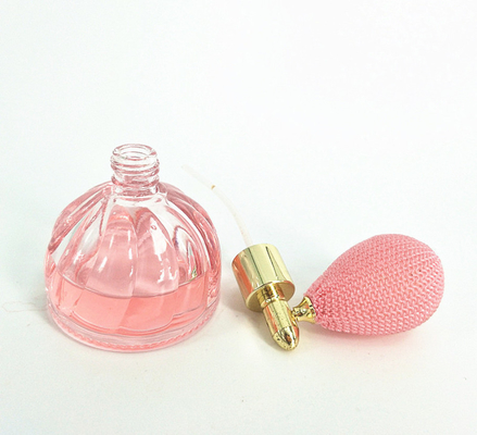 Glass Consmetic containers 100ml air bag spray ball shape glass perfume bottle