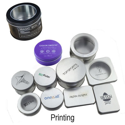Good price Tarro cosmético del metal plateado de encargo vacío 10g que resbala a Tin Solid Perfume Tin Container en línea