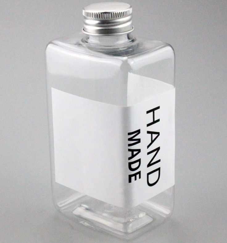 Square Clear Juic Plastic Beverage Bottles With Lids PETG ODM Silk Screen Printing