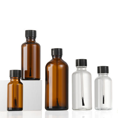 Good price Botella de esmalte de uñas de gel con tapas de cepillo 50ml 100ml 15ml Botella de aceite esencial en línea