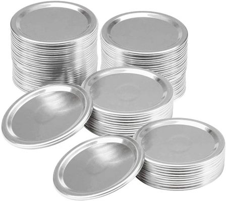 Good price Recipientes de aluminio reutilizables del cilindro del diámetro los 3.38in Mason Glass Mason Jar Lids 86m m en línea