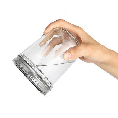 Good price el yogur de las botellas del almacenamiento del vidrio de la prueba del escape 10oz 4 onzas acolchó a Mason Jars Bulk en línea