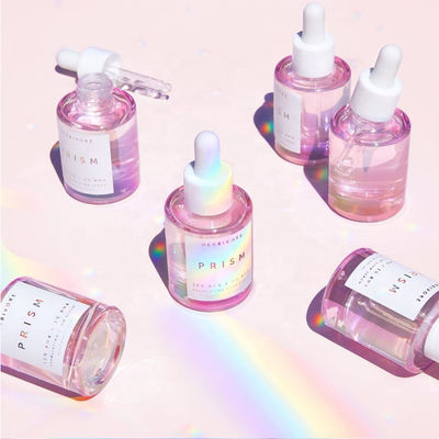 Good price casquillo azul de Amber Glass Dropper Bottle Childproof del claro 1oz antichoque en línea