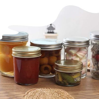 Good price La avena de noche del OEM gelatina el almacenamiento de cristal embotella el tarro sellado herméticamente de los postres helados en línea