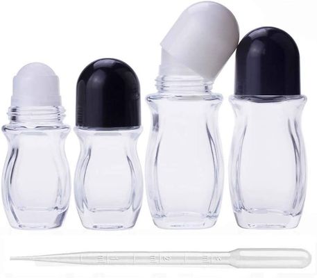 Good price Envases cosméticos del vidrio de H6.85in D2.68in alrededor de las botellas octagonales del rodillo del perfume en línea