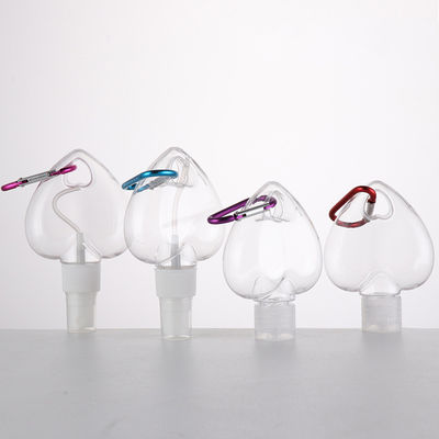 Good price el espray de cadena dominante del alcohol de 60ml 50ml embotella el ANIMAL DOMÉSTICO vacío del gancho del corazón en línea