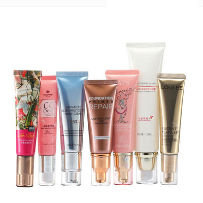 Good price Tubo de bomba privado de aire del HDPE LLDPE 13oz de encargo vacío de empaquetado cosmético en línea