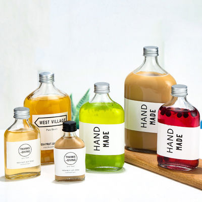 Good price PB Crystal Glass Bottles plano libre 500ml del OEM para el jugo de la bebida de la vodka en línea