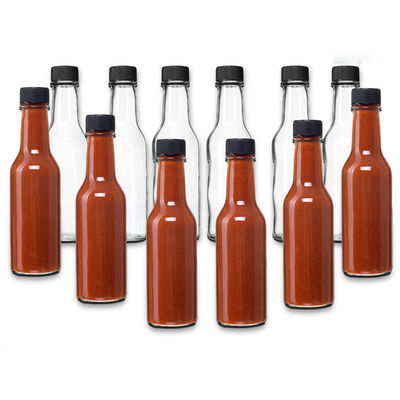 Good price Salsa caliente Amber Glass Storage Bottles vacía 150ml Antitear QZH en línea