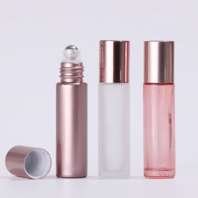 Good price sellado cosmético de Rose Gold Roller Bottles Hot de los envases del vidrio 5ml en línea