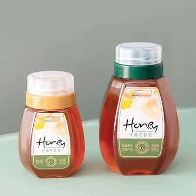 Good price botellas de aderezo plásticas de 300g 500g 1000g Honey Bottles Reflux Inlet Sealing en línea